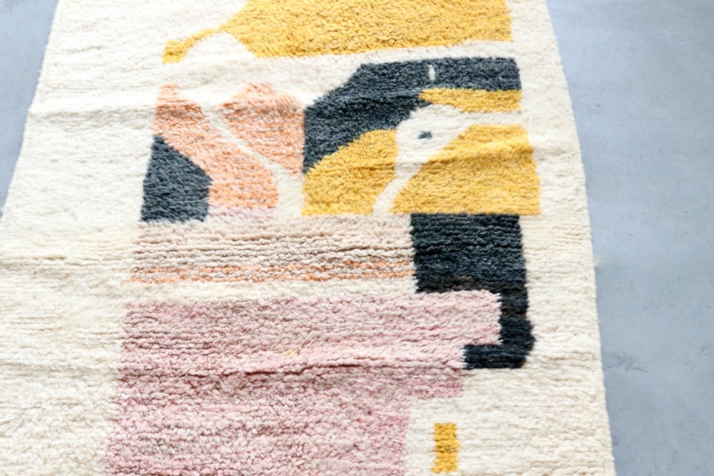 LIGHT YEARS(�饤�� ���䡼��)"MOROCCAN RUG VINTAGE BENI OUARAIN -�٥˥��� W166cm �� H108cm- BO-1241"