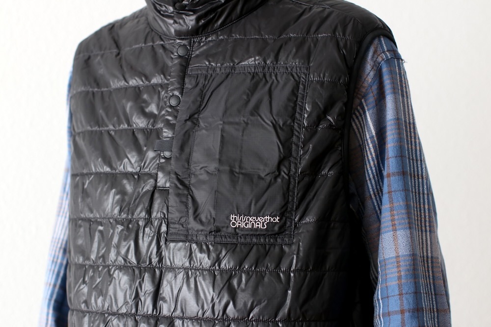 ��20%Off coupon�оݡ�thisisneverthat (�ǥ��� ���� �ͥС����å�) "Insulated Reversible Vest"