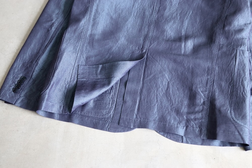 ts(s) (�ƥ�����������) "4+1 Patch Pocket Jacket -Viscose*Linen Chambray Cloth"