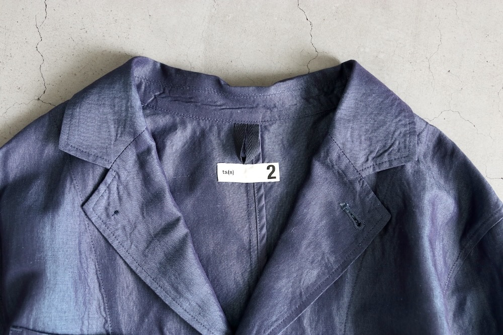 ts(s) (�ƥ�����������) "4+1 Patch Pocket Jacket -Viscose*Linen Chambray Cloth"