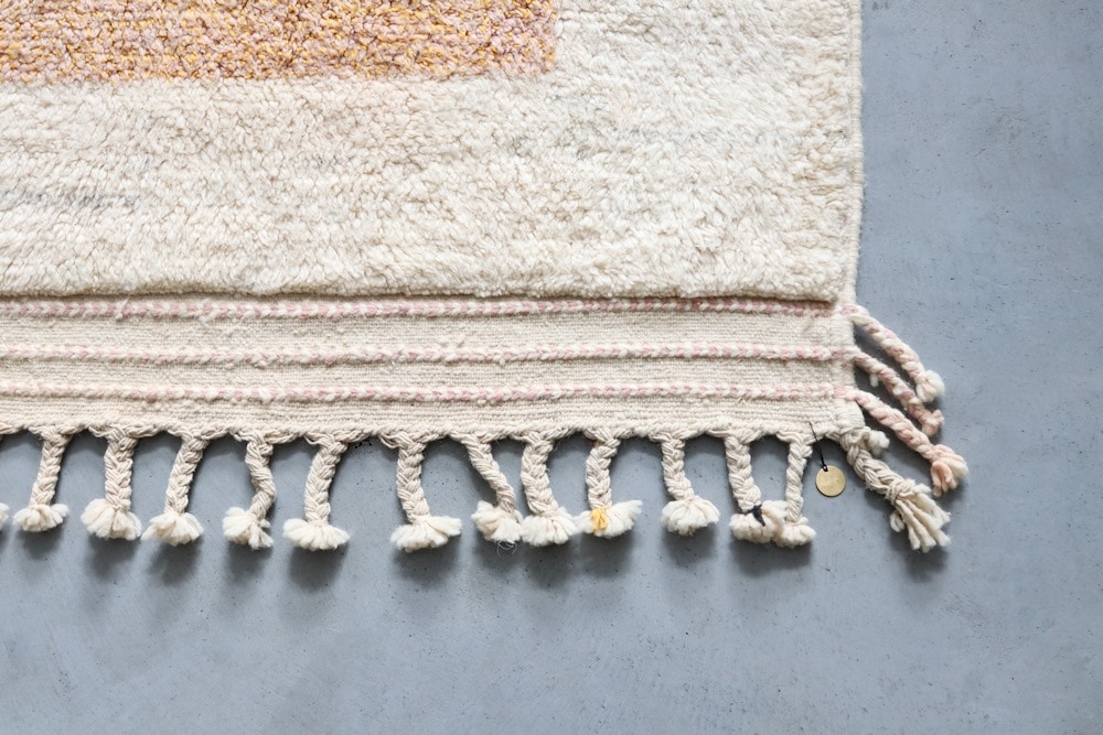 LIGHT YEARS(�饤�� ���䡼��)"MOROCCAN RUG VINTAGE BENI OUARAIN -�٥˥��� W161cm �� H117cm- BO-1244"