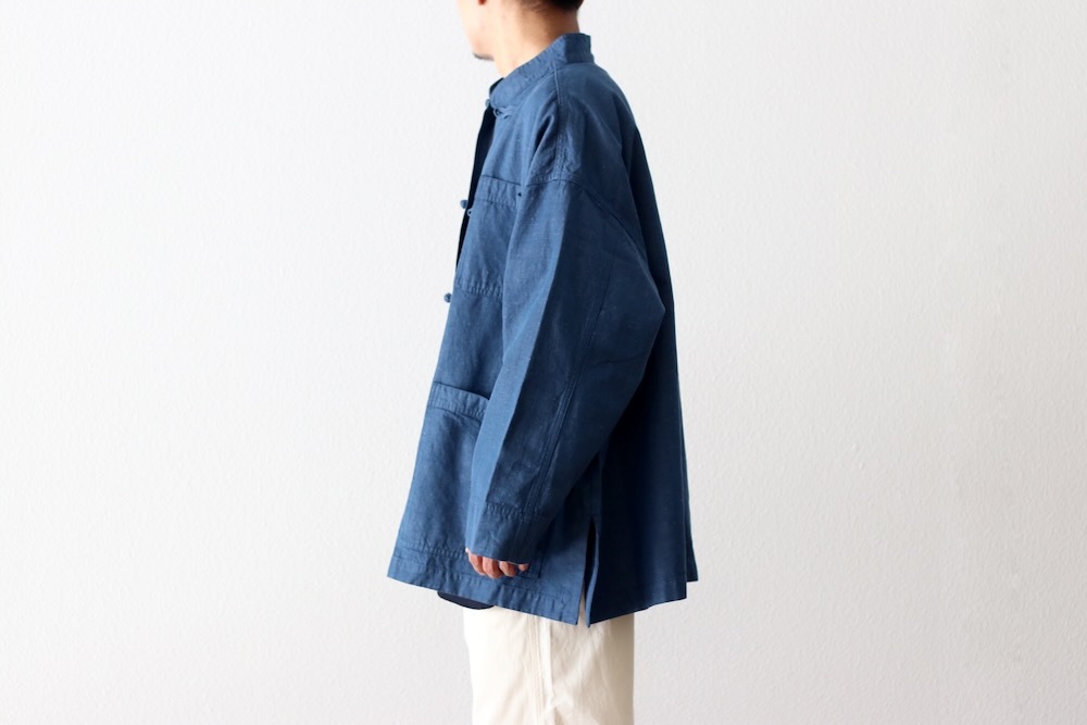 ��20%Off coupon�о� / limited��FreshService �� Loomer (�ե�å��奵���ӥ� �� �롼�ޡ�) "LINEN x COTTON KUNG-FU COVERALL -Loomer Fabric-"