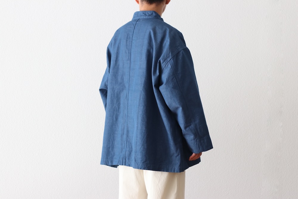 ��20%Off coupon�о� / limited��FreshService �� Loomer (�ե�å��奵���ӥ� �� �롼�ޡ�) "LINEN x COTTON KUNG-FU COVERALL -Loomer Fabric-"