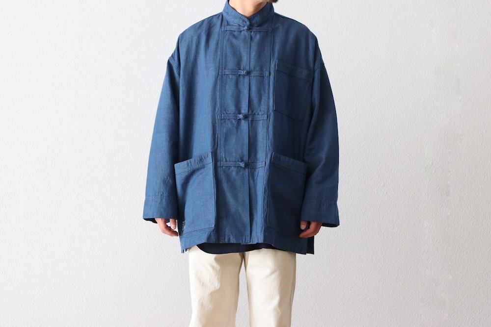 ��20%Off coupon�о� / limited��FreshService �� Loomer (�ե�å��奵���ӥ� �� �롼�ޡ�) "LINEN x COTTON KUNG-FU COVERALL -Loomer Fabric-"