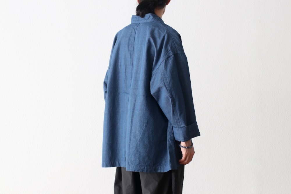 ��20%Off coupon�о� / limited��FreshService �� Loomer (�ե�å��奵���ӥ� �� �롼�ޡ�) "LINEN x COTTON KUNG-FU COVERALL -Loomer Fabric-"