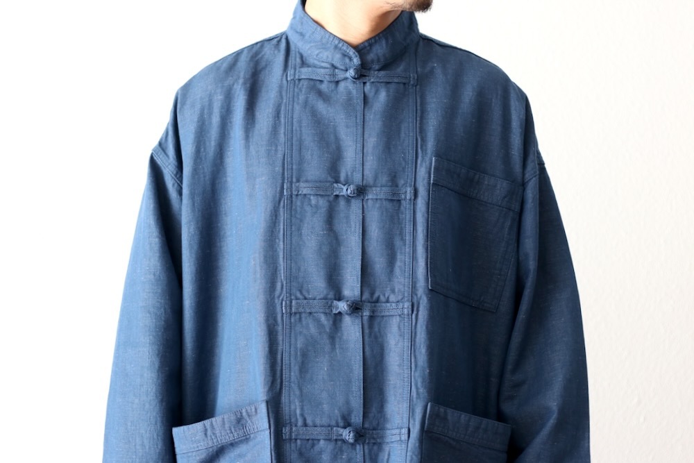 ��20%Off coupon�о� / limited��FreshService �� Loomer (�ե�å��奵���ӥ� �� �롼�ޡ�) "LINEN x COTTON KUNG-FU COVERALL -Loomer Fabric-"