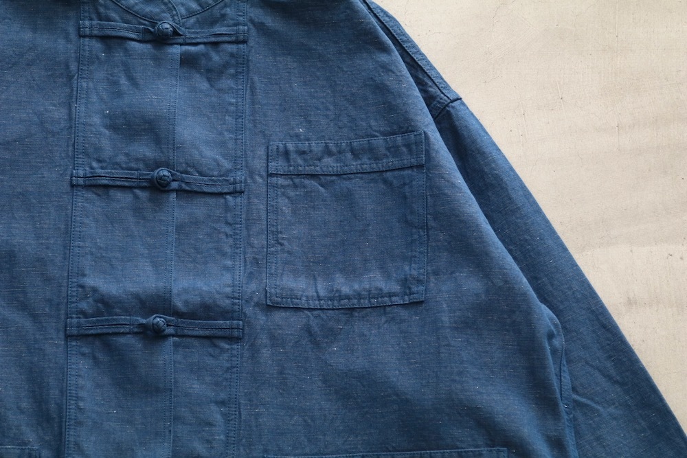 ��20%Off coupon�о� / limited��FreshService �� Loomer (�ե�å��奵���ӥ� �� �롼�ޡ�) "LINEN x COTTON KUNG-FU COVERALL -Loomer Fabric-"