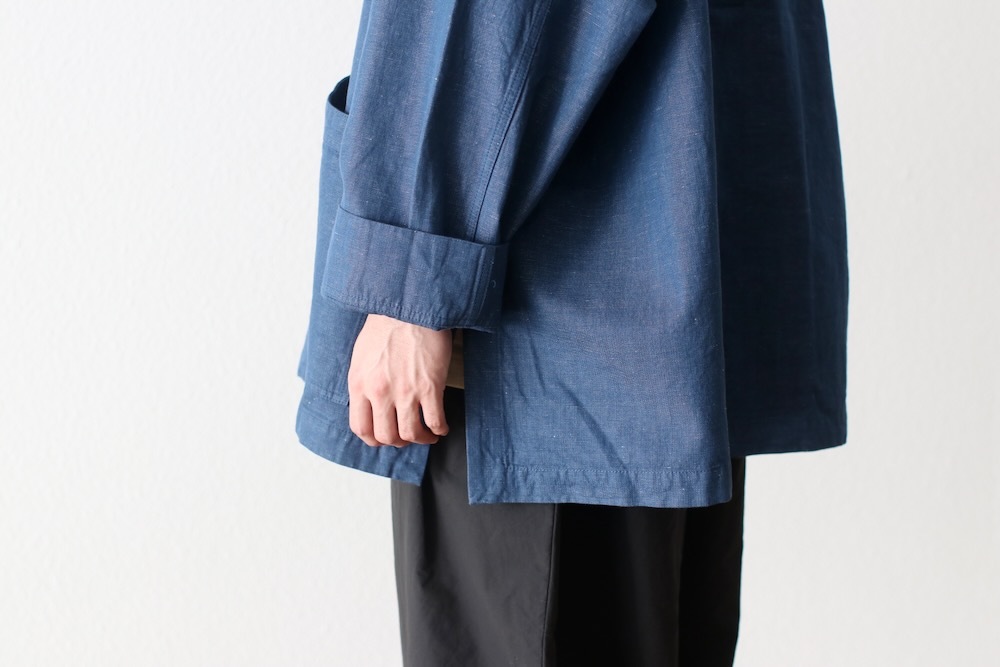 ��20%Off coupon�о� / limited��FreshService �� Loomer (�ե�å��奵���ӥ� �� �롼�ޡ�) "LINEN x COTTON KUNG-FU COVERALL -Loomer Fabric-"