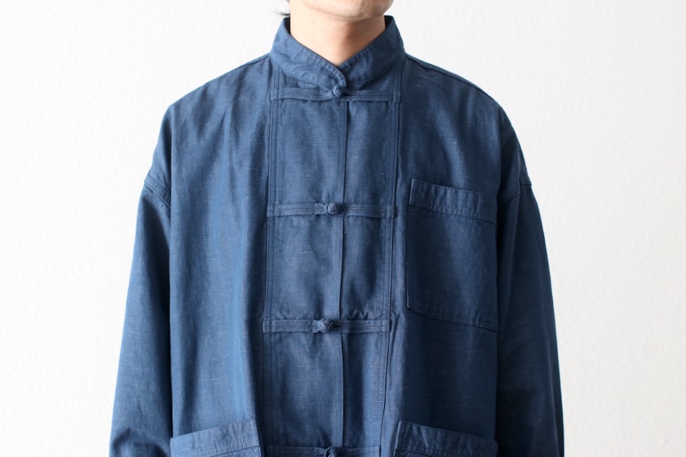 ��20%Off coupon�о� / limited��FreshService �� Loomer (�ե�å��奵���ӥ� �� �롼�ޡ�) "LINEN x COTTON KUNG-FU COVERALL -Loomer Fabric-"