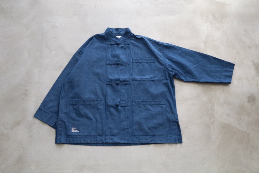 ��20%Off coupon�о� / limited��FreshService �� Loomer (�ե�å��奵���ӥ� �� �롼�ޡ�) "LINEN x COTTON KUNG-FU COVERALL -Loomer Fabric-"