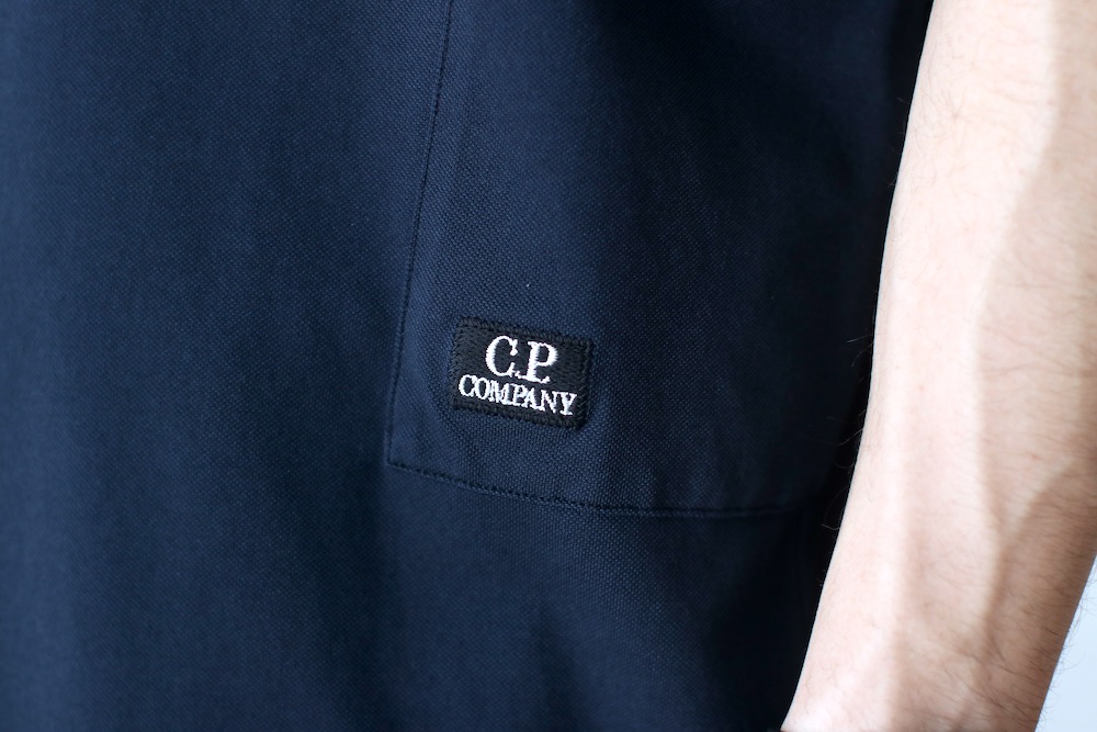C.P. Company (ԡѥˡ) "TACTING PIQUET BUTTONED T-SHIRT"