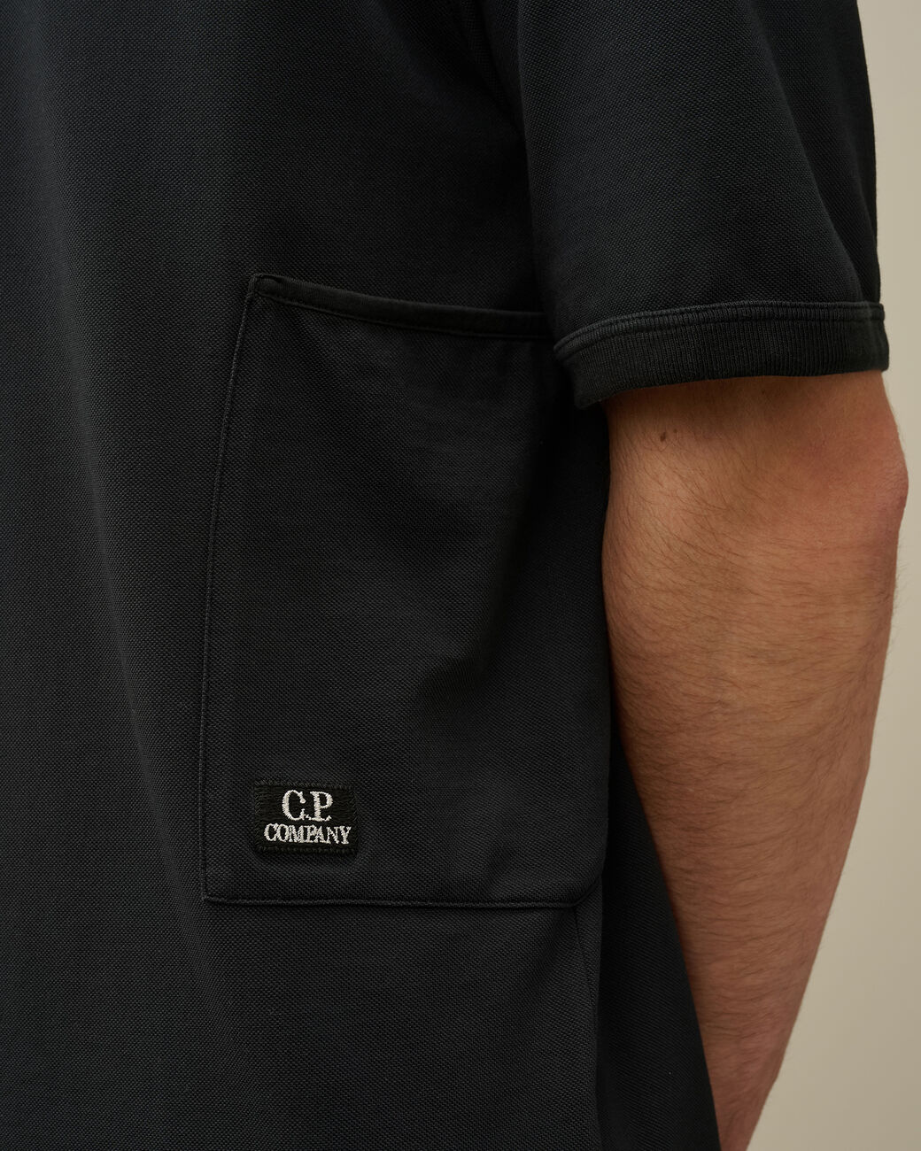 C.P. Company (ԡѥˡ) "TACTING PIQUET BUTTONED T-SHIRT"