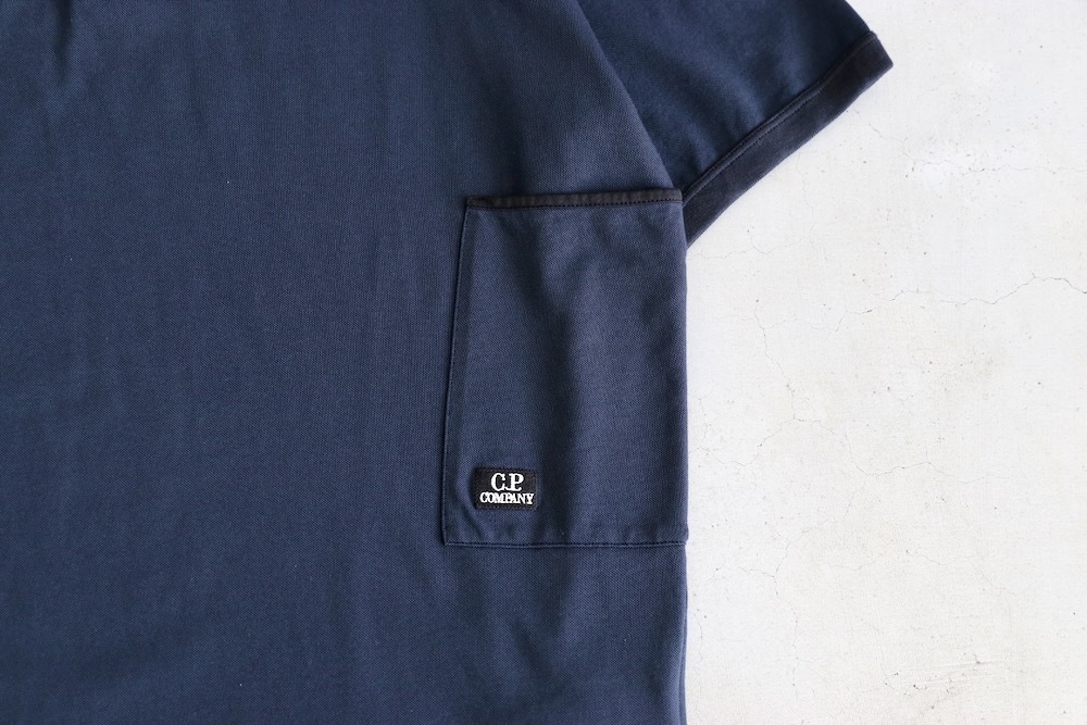 C.P. Company (ԡѥˡ) "TACTING PIQUET BUTTONED T-SHIRT"