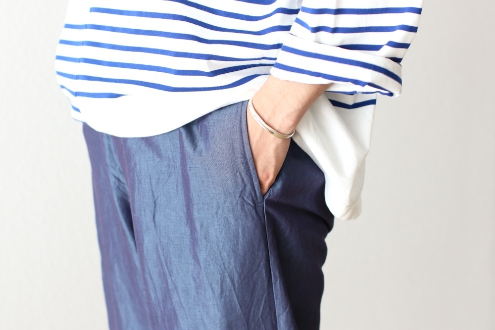 [20%OFF] ts(s) (�ƥ�����������) "Pegtop Pants -Viscose*Linen Chambray Cloth"