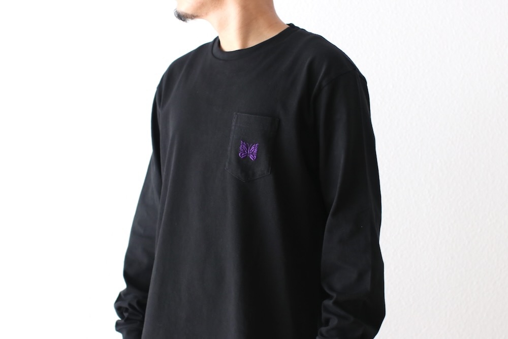L/S Pocket Tee （NEEDLES） ブラック L Needles(ニードルズ) 
