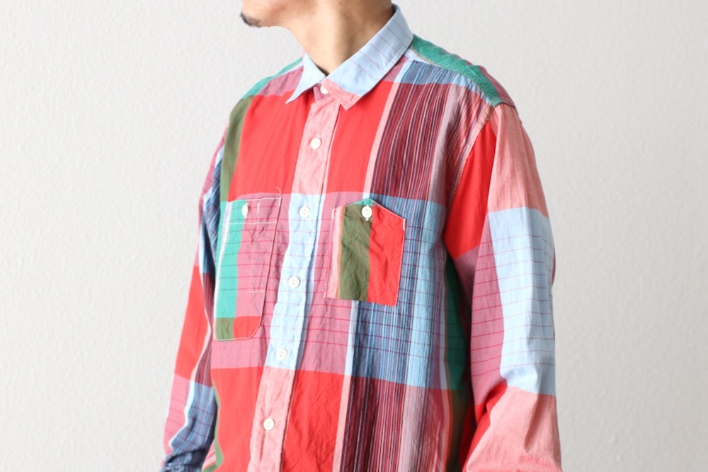 キ*ン様 希少　新品　エンジニアードガーメンツ　チェックシャツ　マルチカラー Engineered Garments (エンジニアードガーメンツ) 
