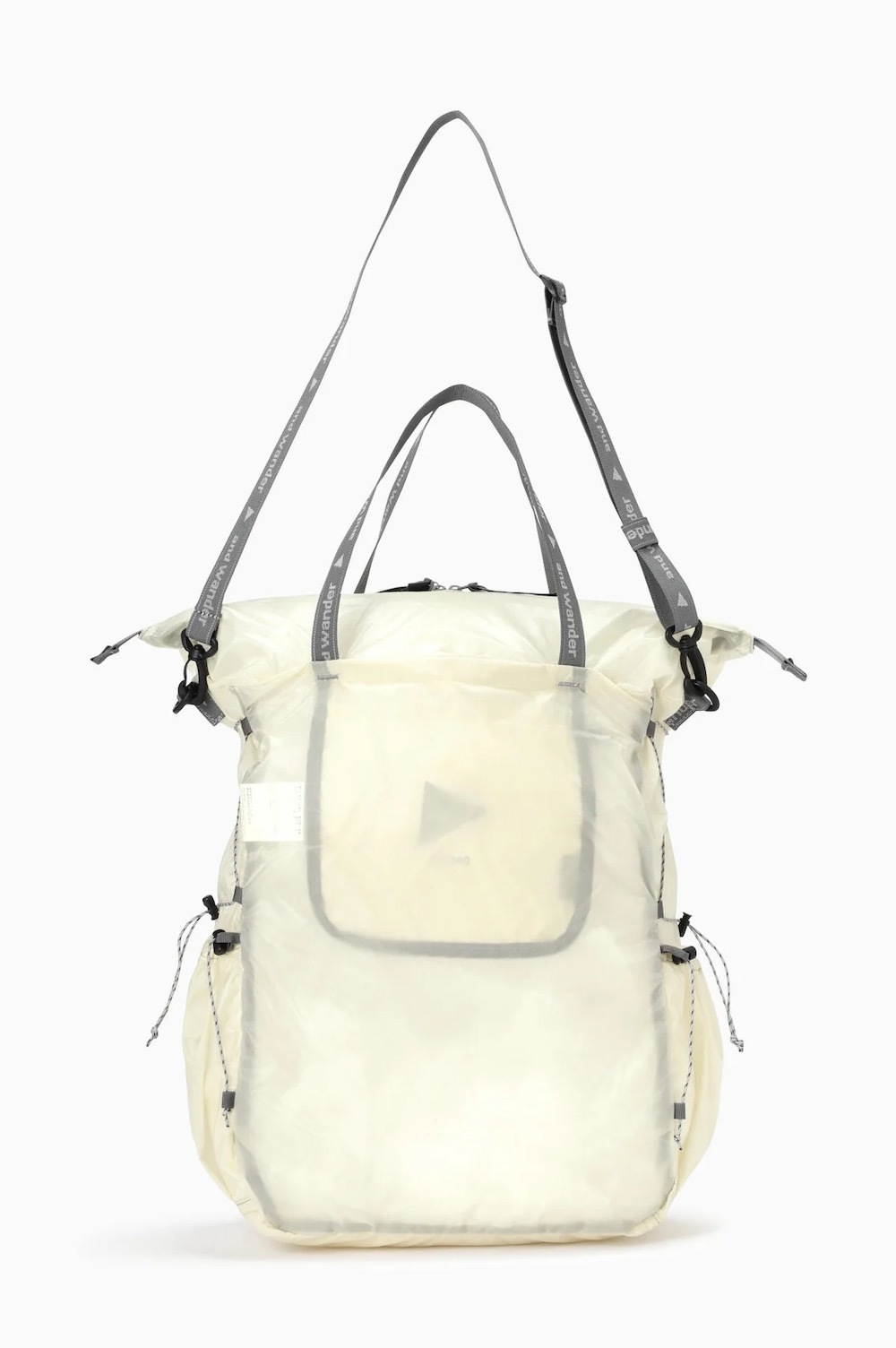 and wander(����ɥ�����) "sil tote bag"