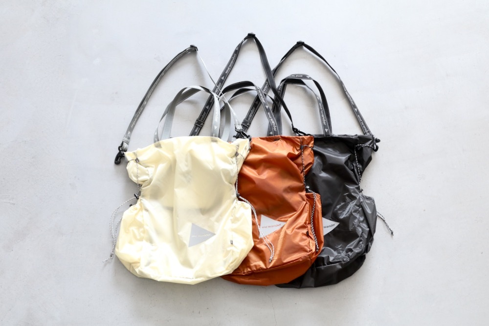 and wander(����ɥ�����) "sil tote bag"