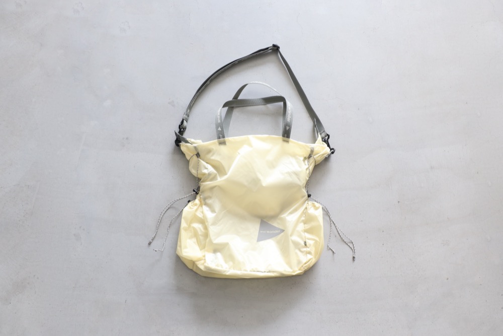 and wander(����ɥ�����) "sil tote bag"