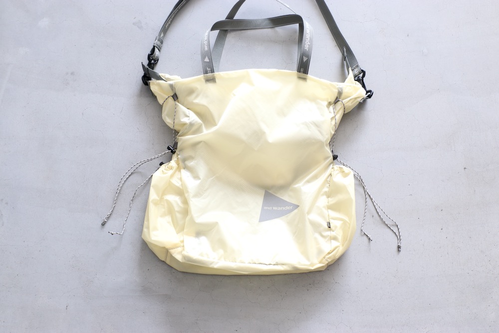 and wander(����ɥ�����) "sil tote bag"