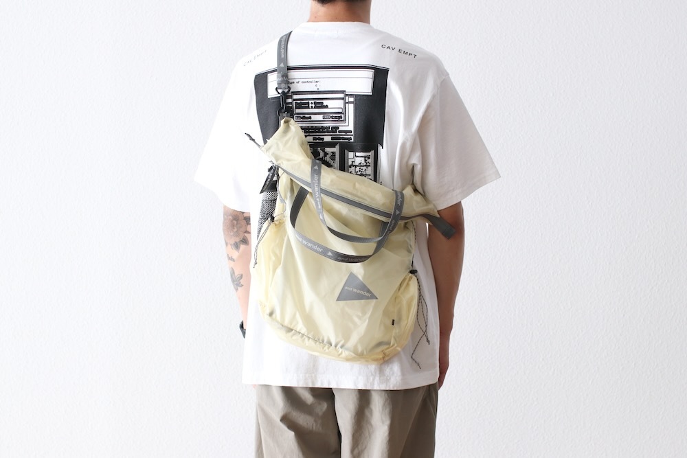 and wander(����ɥ�����) "sil tote bag"