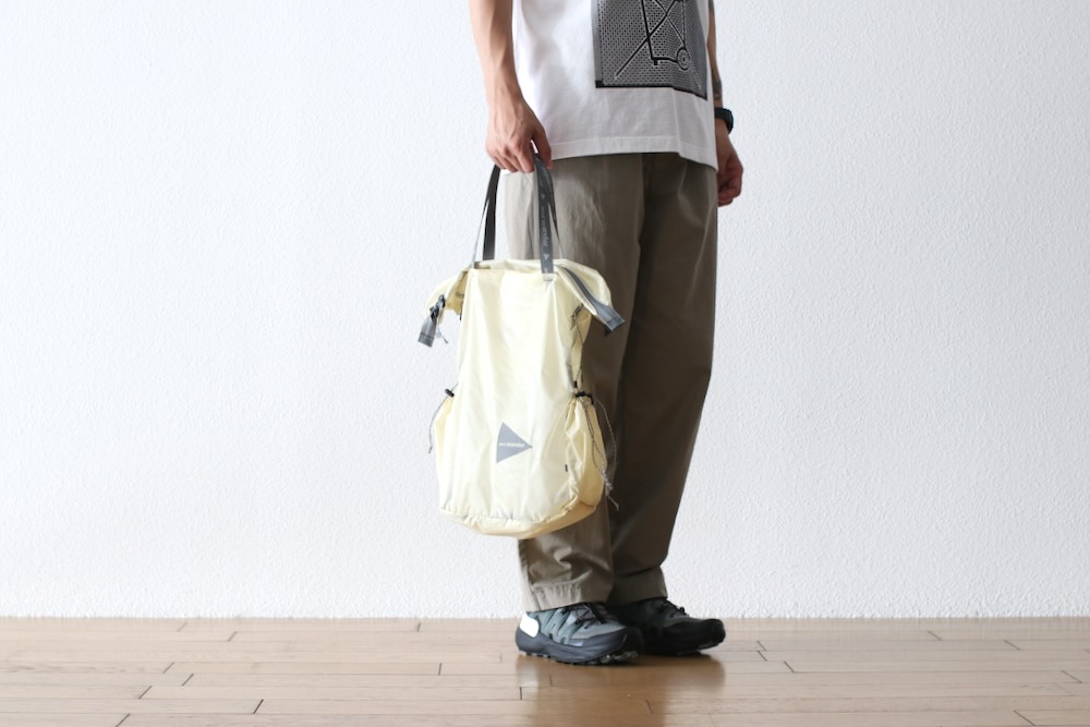 and wander(����ɥ�����) "sil tote bag"