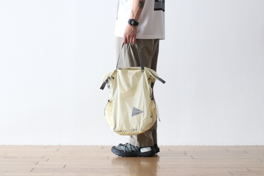 and wander(����ɥ�����) "sil tote bag"