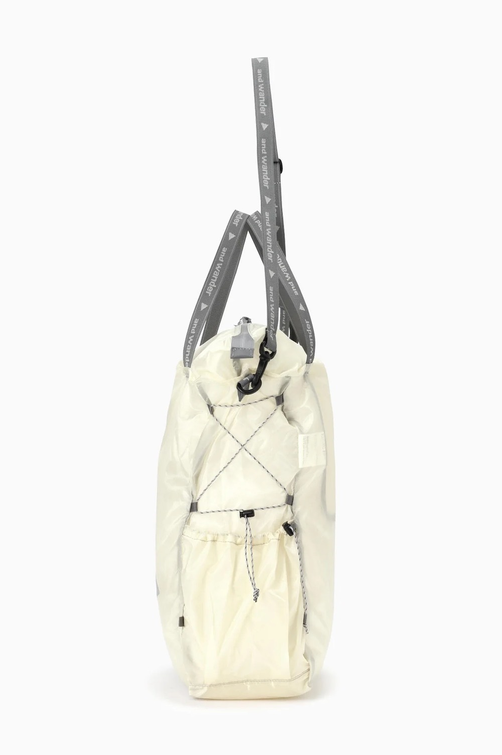 and wander(����ɥ�����) "sil tote bag"