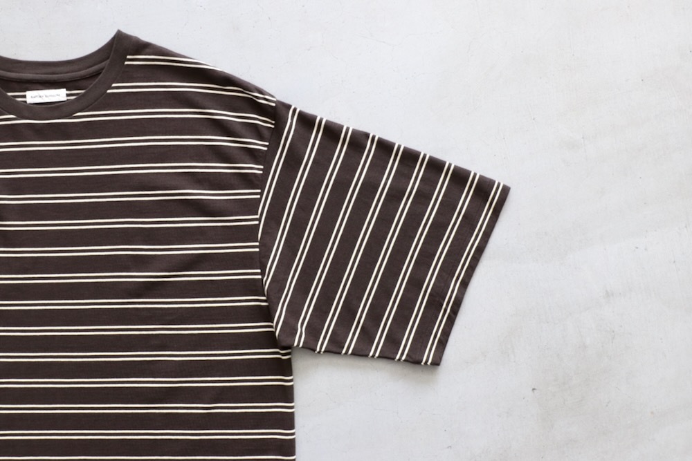 KAPTAIN SUNSHINE(����ץƥ󥵥󥷥㥤��) "Hard Twisted Stripe Jersey Half-sleeve Tee"