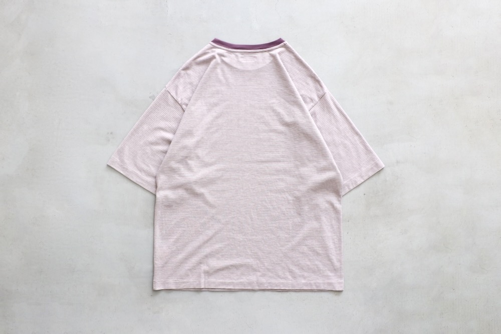 KAPTAIN SUNSHINE(����ץƥ󥵥󥷥㥤��) "Hard Twisted Stripe Jersey Half-sleeve Tee"