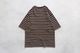 KAPTAIN SUNSHINE(����ץƥ󥵥󥷥㥤��) "Hard Twisted Stripe Jersey Half-sleeve Tee"