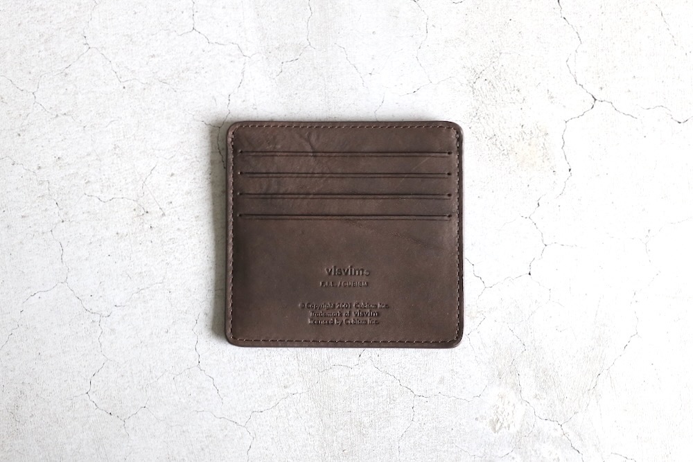 4.22 Release】visvim(ヴィズヴィム) “LEATHER CARD CASE” | visvim