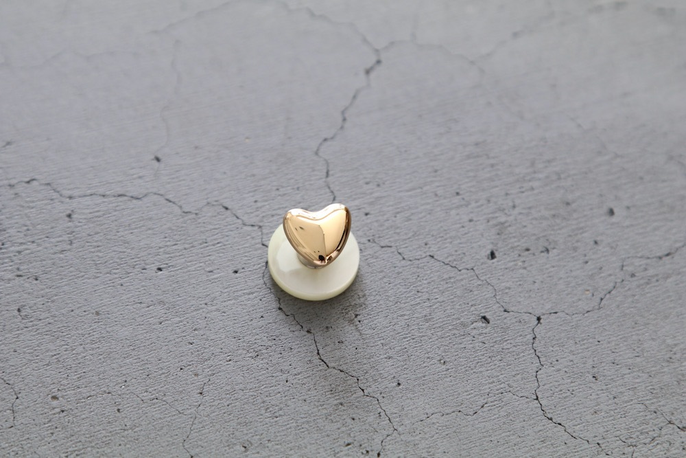 Porter Classic(�ݡ��������饷�å�) "PC GOLD SHIRT COLLAR PIN - HEART/BIRD -"