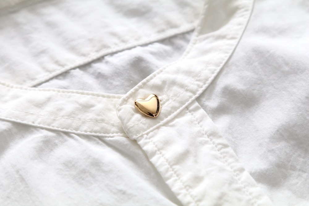 Porter Classic(�ݡ��������饷�å�) "PC GOLD SHIRT COLLAR PIN - HEART/BIRD -"
