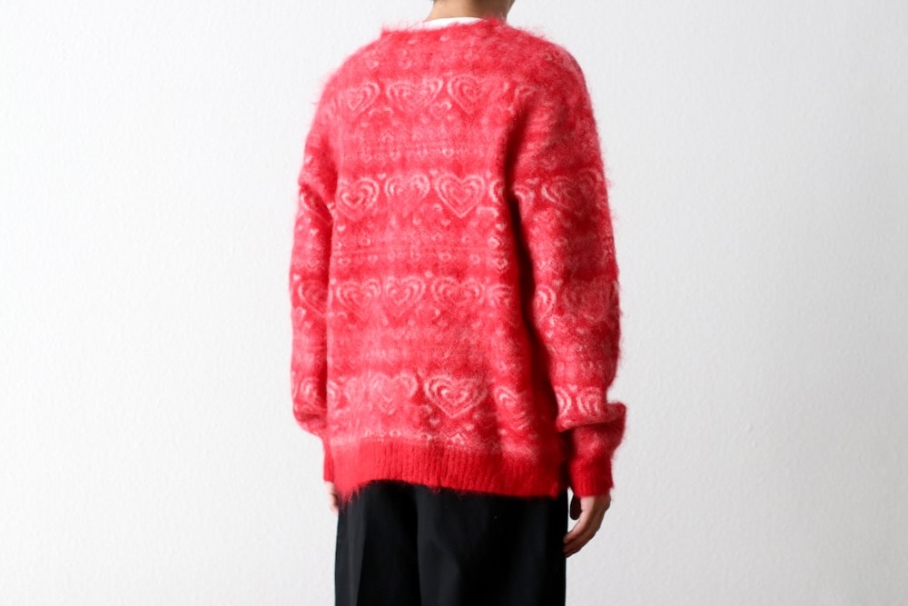 needles モヘアカーディガン　オレンジ NEEDLES/ニードルス MOHAIR CARDIGAN - ZIGZAG