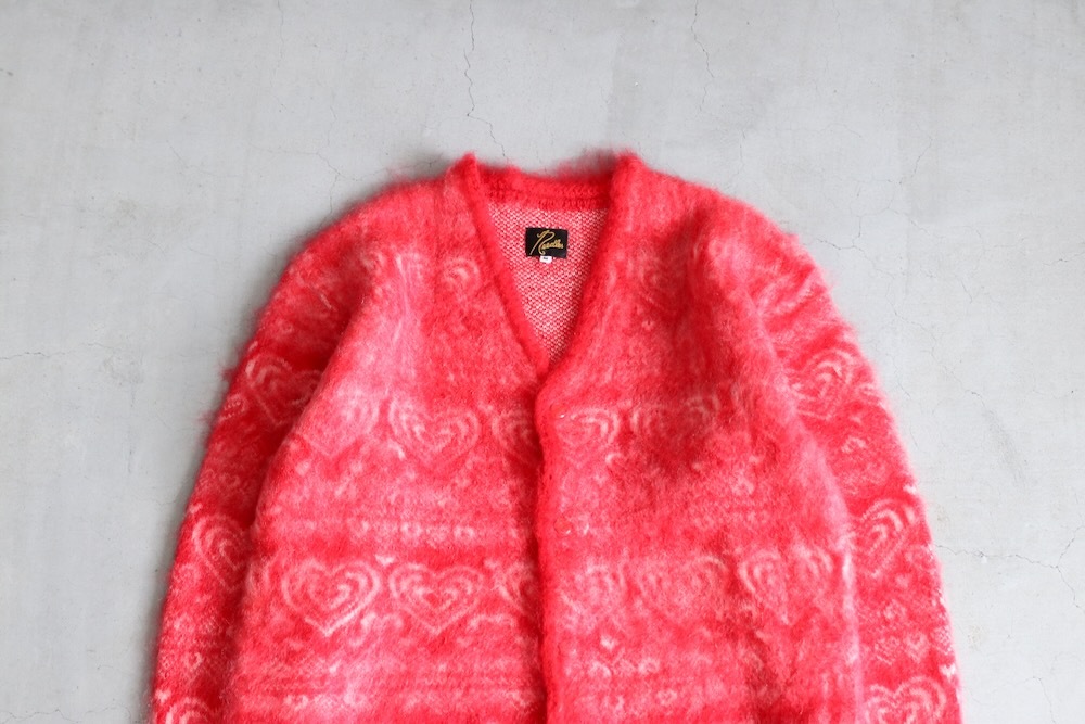 [10% > 30%OFF] Needles(�ˡ��ɥ륺) "Mohair Cardigan - Heart"