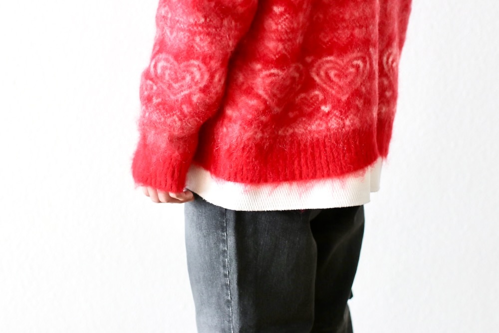 [10% > 30%OFF] Needles(�ˡ��ɥ륺) "Mohair Cardigan - Heart"