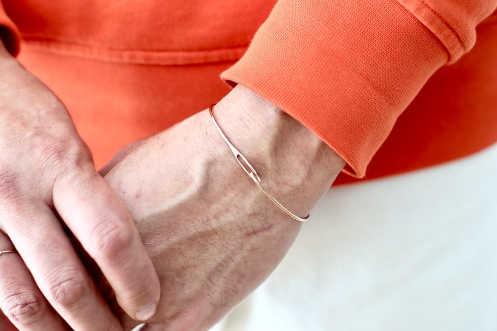 Porter Classic(�ݡ��������饷�å�) "NEEDLE GOLD BRACELET L -ROSE GOLD-"