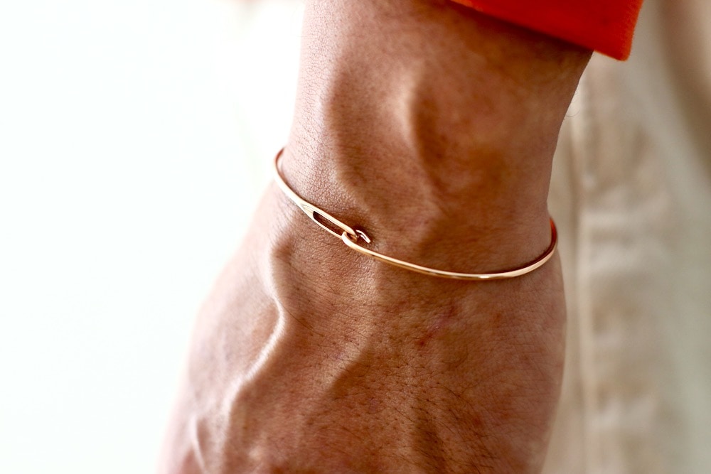 Porter Classic(�ݡ��������饷�å�) "NEEDLE GOLD BRACELET L -ROSE GOLD-"