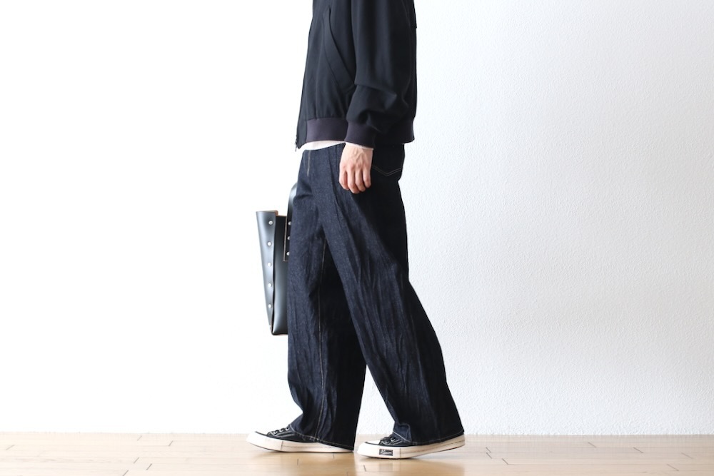 blurhms ROOTSTOCK(�֥顼�ॹ �롼�ĥ��ȥå�) "13.5oz Denim Pants Wide"