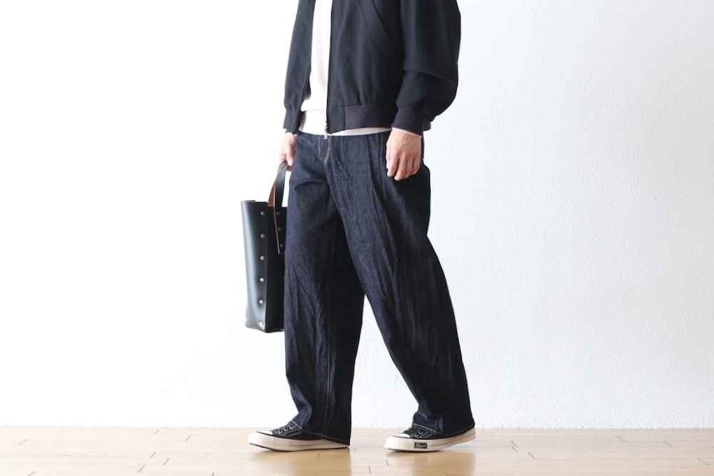 blurhms ROOTSTOCK(�֥顼�ॹ �롼�ĥ��ȥå�) "13.5oz Denim Pants Wide"