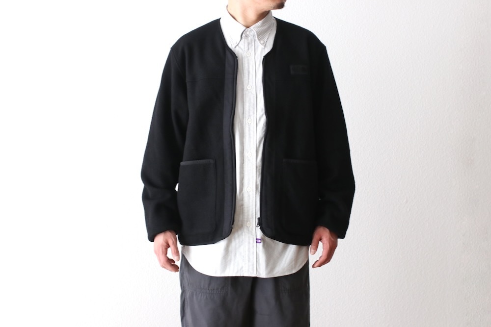 [10% > 30%OFF] THE NORTH FACE PURPLE LABEL (�� �Ρ��� �ե����� �ѡ��ץ� �졼�٥�) "PLAS Fleece Field Cardigan"