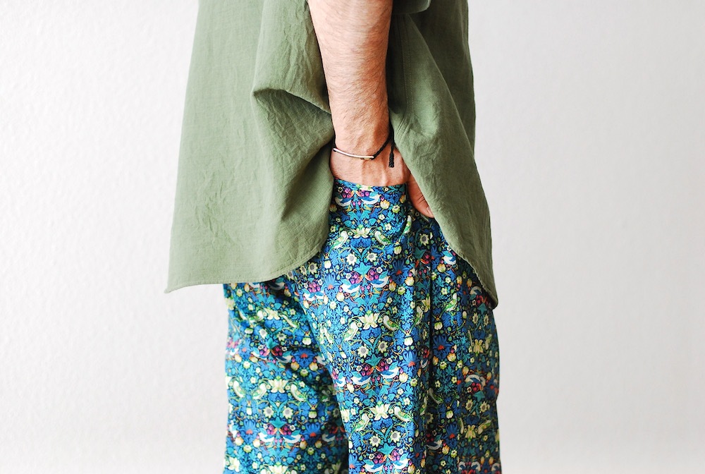 itten. (���åƥ�) "itten 03 easy trousers - LIBERTY FABRIC-"