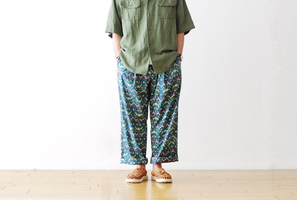 itten. (���åƥ�) "itten 03 easy trousers - LIBERTY FABRIC-"