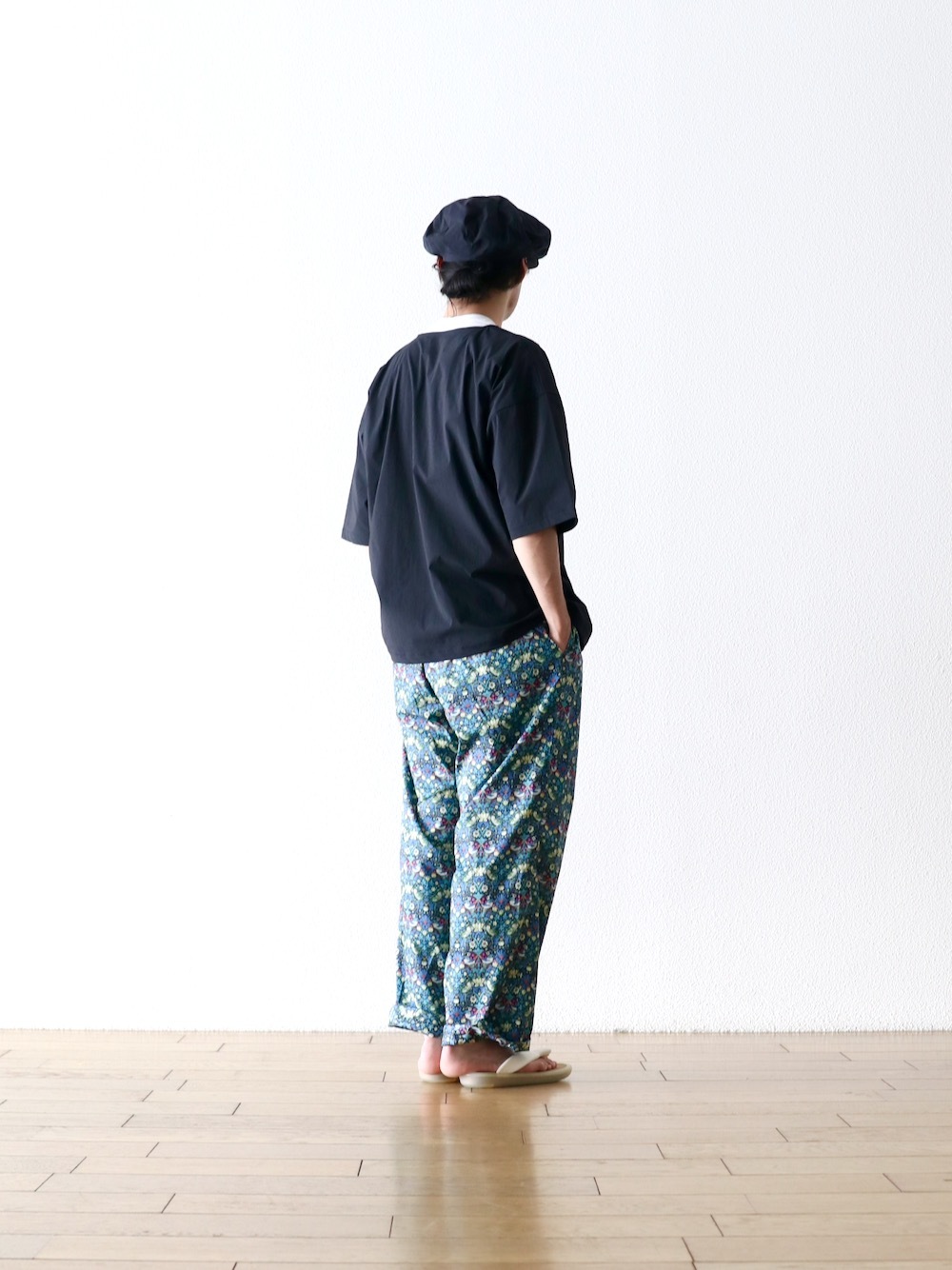 itten. (���åƥ�) "itten 03 easy trousers - LIBERTY FABRIC-"