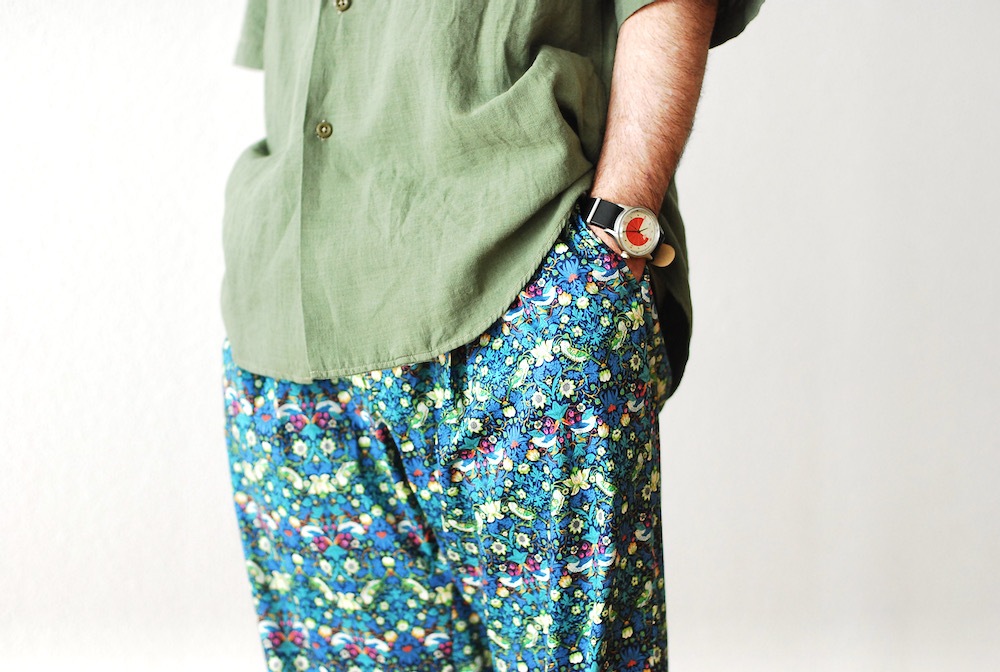 itten. (���åƥ�) "itten 03 easy trousers - LIBERTY FABRIC-"