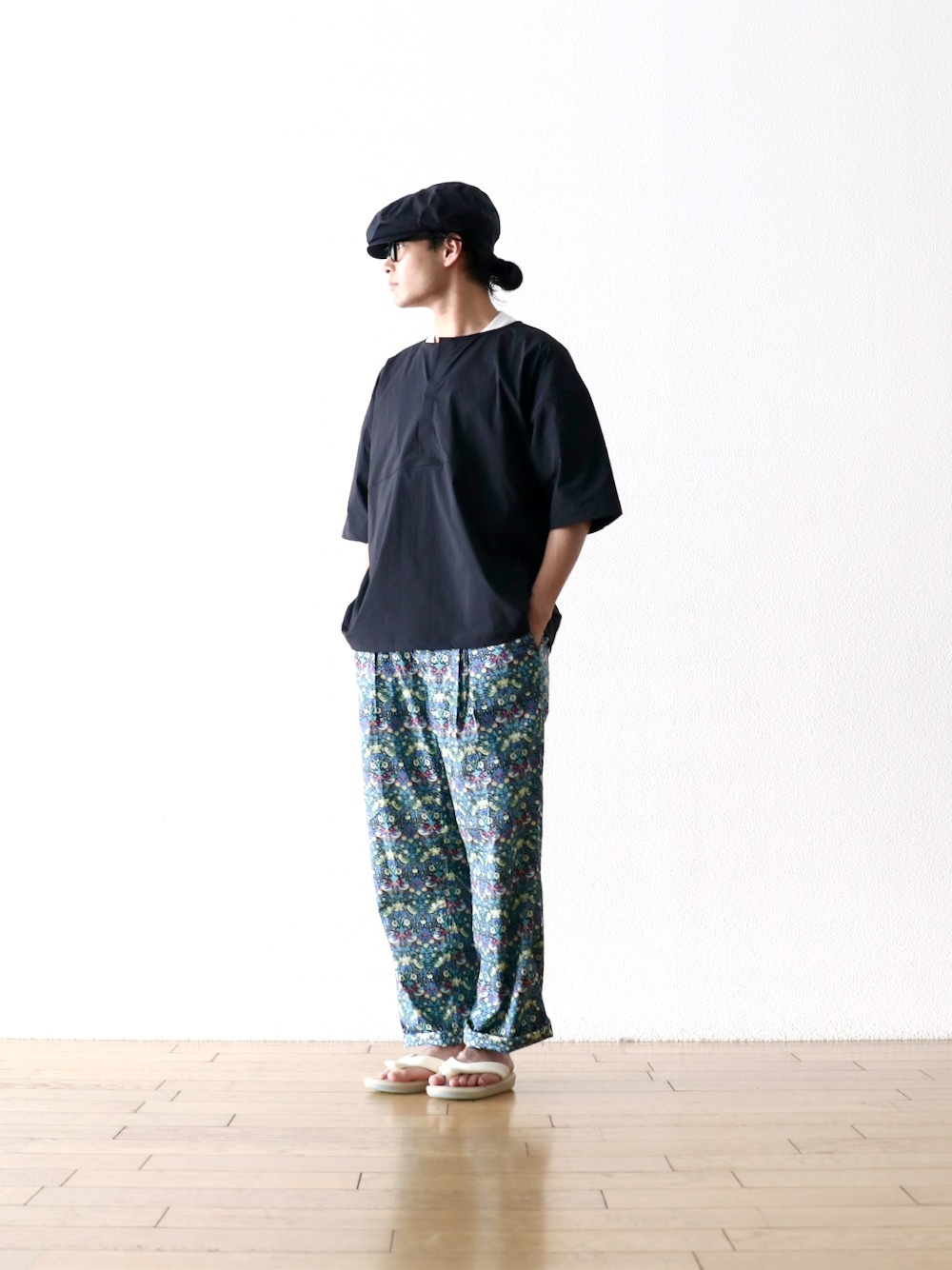 itten. (���åƥ�) "itten 03 easy trousers - LIBERTY FABRIC-"