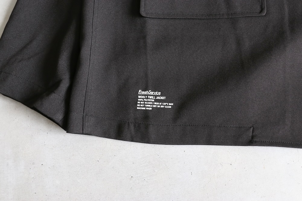 FreshService(�ե�å��奵���ӥ�) "WOOLY TWILL JACKET"