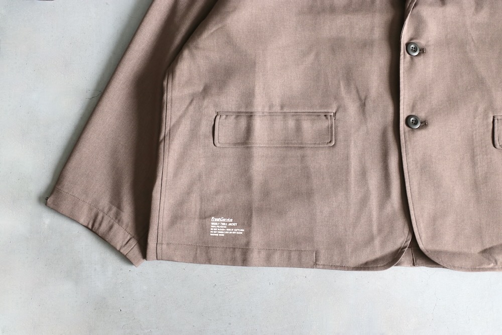 FreshService(�ե�å��奵���ӥ�) "WOOLY TWILL JACKET"