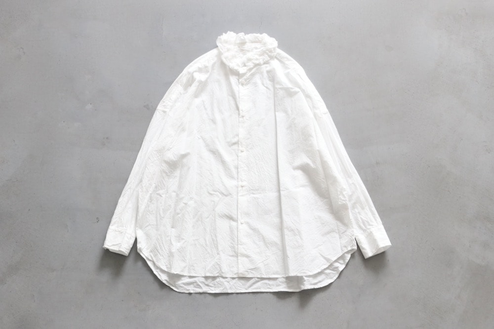 9.7 Release / WOMEN'S】TOUJOURS（トゥジュー）“Neck Ruffle Shirt